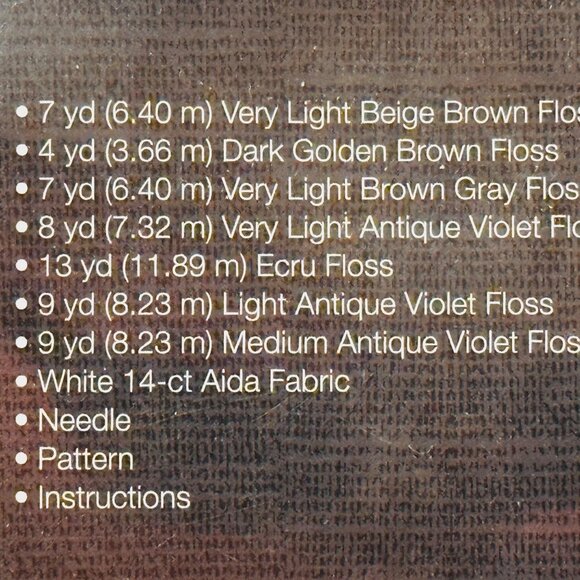 Artiste Counted Cross Stitch "Une Poule" Kooler Design - NWT (2015) - Picture 11 of 11